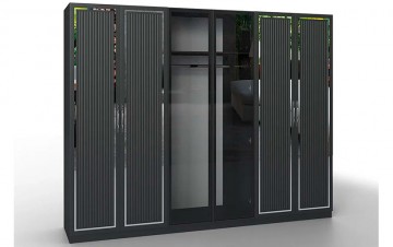 Шкаф 6-ти Створчатый «Наоми» Космос